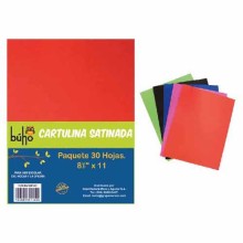 CARTULINA SATINADA BUHO CARTA SURTIDA (PAQ30)
