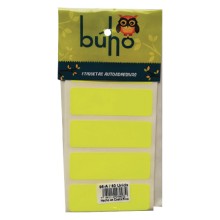 ETIQUETA BUHO PRECIO NEON No.95 AMARILLA