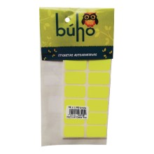 ETIQUETA BUHO PRECIO NEON No.98 AMARILLA