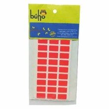ETIQUETA BUHO PRECIO NEON No.150B ROJO