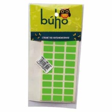 ETIQUETA BUHO PRECIO NEON No.150B VERDE