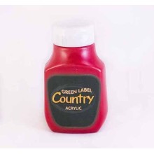 PINTURA COUNTRY 120ML No.107 ROJO NAVIDAD
