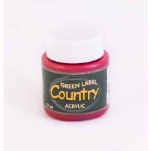 PINTURA COUNTRY 27ML No.107 ROJO NAVIDAD