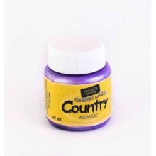 PINTURA COUNTRY METAL 27ML No.212 LILA PERLADO