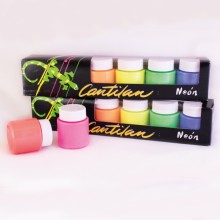 TEMPERA CANTILAN NEON 6 COLORES