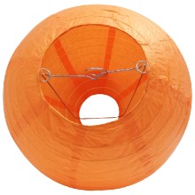 ADORNO LAMPARA NARANJA 25CM
