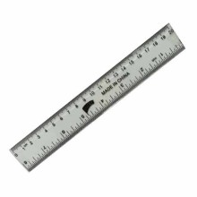 REGLA MYA PLASTICA TRANSPARENTE 20CM (XNB-20)