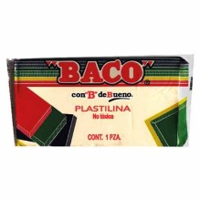 PLASTICINA BACO MARQUETA BLANCA