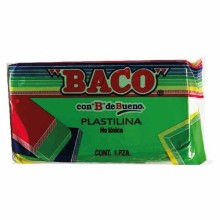 PLASTICINA BACO MARQUETA VERDE CLARO