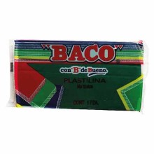 PLASTICINA BACO MARQUETA VERDE OSCURO