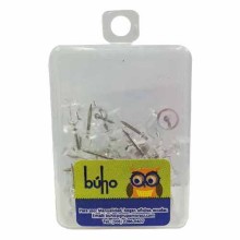 PUSH PIN BUHO TRANSPARENTE (CJ40)C09