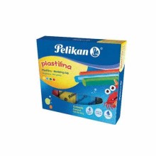 PLASTICINA PELIKAN 4 COLORES 454GR